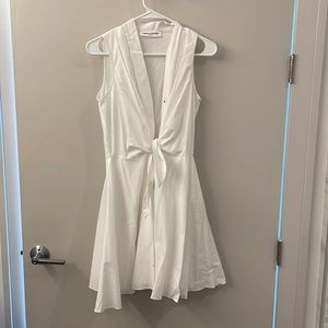 Amanda Uprichard front tie dress